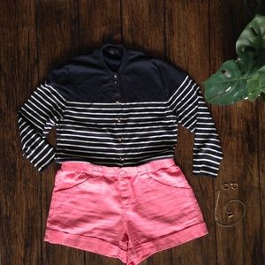 New York & Company Linen/Cotton Shorts